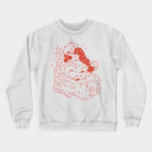 Retro Christmas Santa Claus Crewneck Sweatshirt